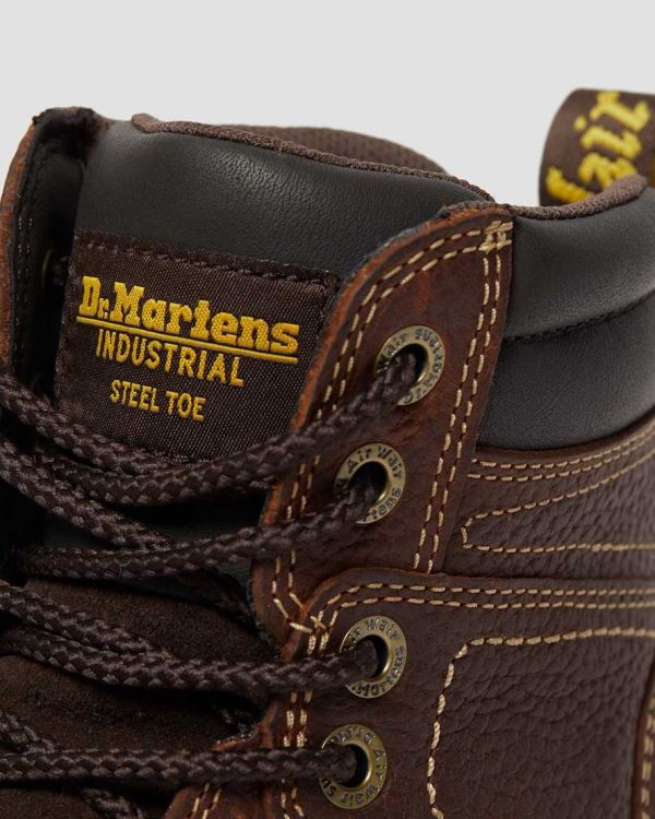 Botas Dr Martens Pitch Steel Toe Cuero Para Hombre DR4435M